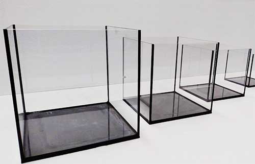  Aquário CUBO LAPIDADO 25 x 25 x 25 cm - 15 LTS / 3 mm - VENDA SOMENTE OPÇÃO CLIENTE RETIRA