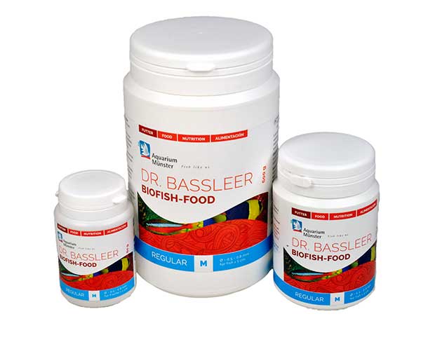 Dr. Bassleer Biofish Food REGULAR (L) 150 grs (1 mm) com probióticos e para todos os peixes marinhos